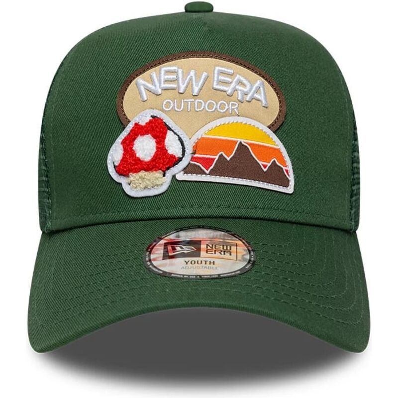 shapka-izvita-traker-zelena-snapbek-za-deca-a-frame-outdoor-ot-new-era shapka-izvita-traker-zelena-snapbek-za-deca-a-frame-outdoor-ot-new-era
