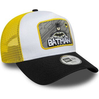 Шапка извита тракер многоцветен снапбек за деца A Frame Patch на Batman DC Comics от New Era