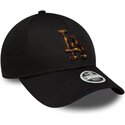 shapka-izvita-cherna-reguliruem-9forty-tort-infill-na-los-angeles-dodgers-mlb-ot-new-era