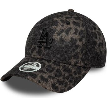 Шапка извита леопард регулируем 9FORTY Leopard Cosy на Los Angeles Dodgers MLB от New Era