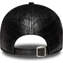 shapka-izvita-cherna-reguliruem-9forty-pu-pattern-na-new-york-yankees-mlb-ot-new-era