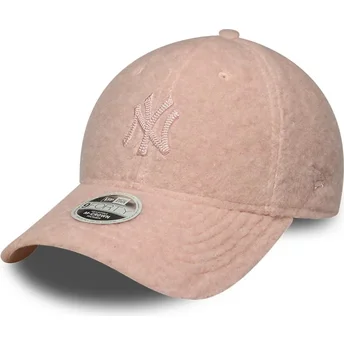 Шапка извита роза снапбек rosa 9FORTY M-Crown Winter Borg на New York Yankees MLB от New Era
