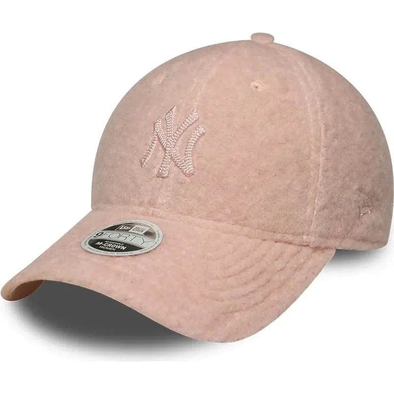 shapka-izvita-roza-snapbek-rosa-9forty-m-crown-winter-borg-na-new-york-yankees-mlb-ot-new-era