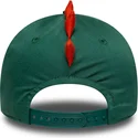 shapka-izvita-zelena-snapbek-za-deca-9forty-dino-face-ot-new-era