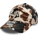 shapka-izvita-kafyav-reguliruem-9twenty-animal-print-na-new-york-yankees-mlb-ot-new-era