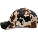 shapka-izvita-kafyav-reguliruem-9twenty-animal-print-na-new-york-yankees-mlb-ot-new-era