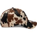 shapka-izvita-kafyav-reguliruem-9twenty-animal-print-na-new-york-yankees-mlb-ot-new-era