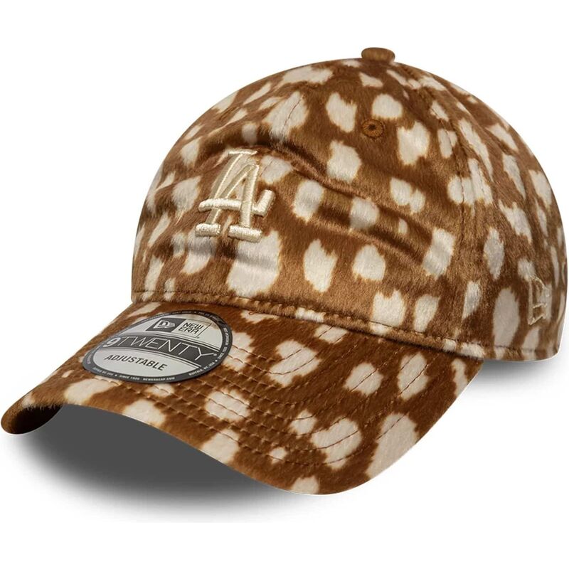 shapka-izvita-kafyav-reguliruem-9twenty-animal-print-na-los-angeles-dodgers-mlb-ot-new-era