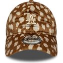 shapka-izvita-kafyav-reguliruem-9twenty-animal-print-na-los-angeles-dodgers-mlb-ot-new-era