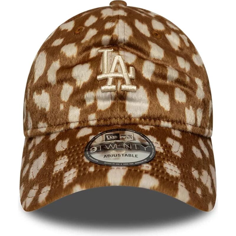 shapka-izvita-kafyav-reguliruem-9twenty-animal-print-na-los-angeles-dodgers-mlb-ot-new-era
