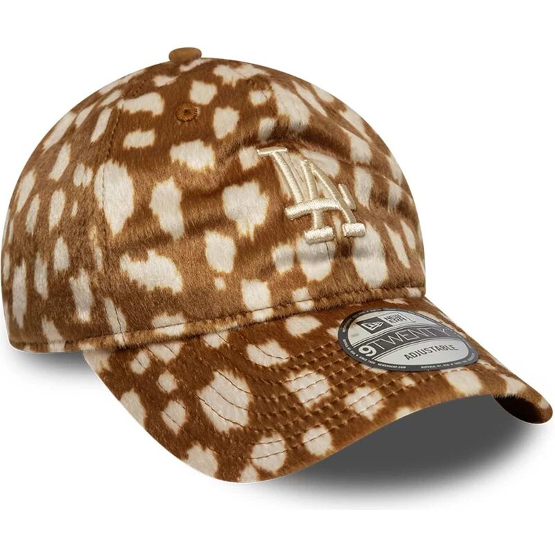 shapka-izvita-kafyav-reguliruem-9twenty-animal-print-na-los-angeles-dodgers-mlb-ot-new-era