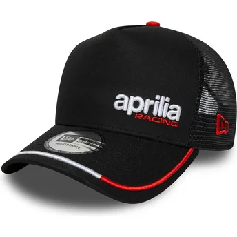 Шапка извита тракер черна снапбек E Frame Flawless Aprilia Piaggio от New Era