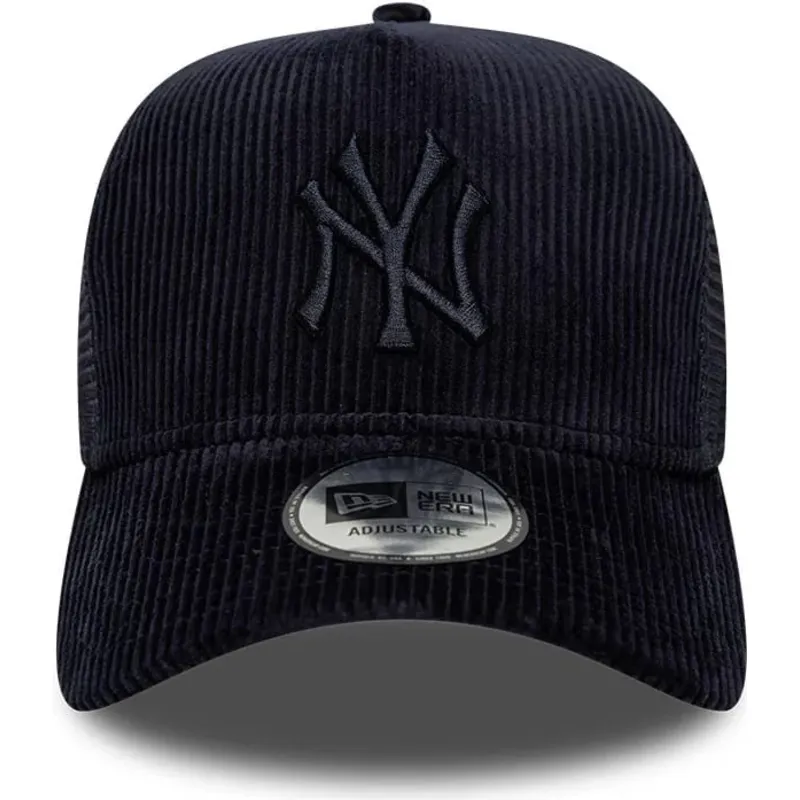shapka-izvita-traker-tmnosin-snapbek-a-frame-tonal-cord-na-new-york-yankees-mlb-ot-new-era