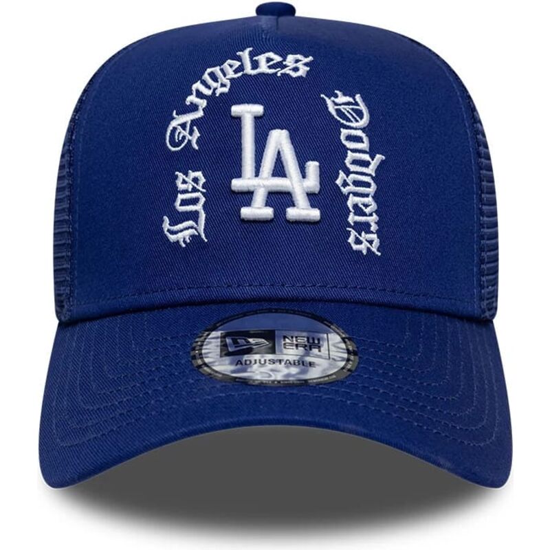 shapka-izvita-traker-sinya-snapbek-a-frame-wordmark-na-los-angeles-dodgers-mlb-ot-new-era