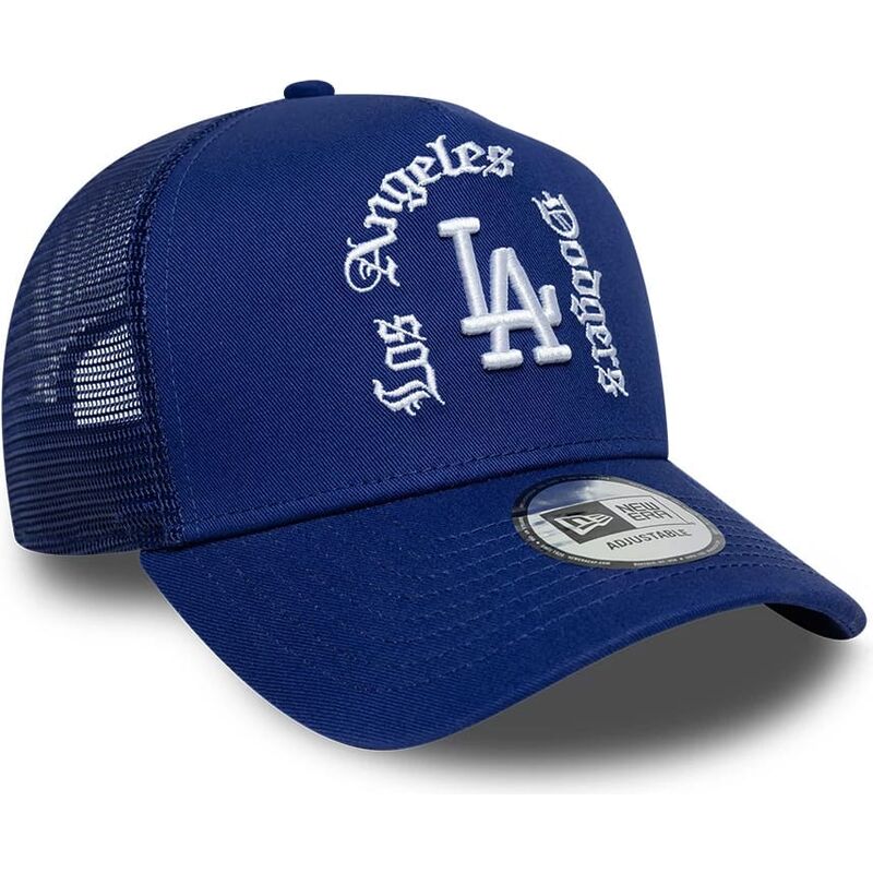 shapka-izvita-traker-sinya-snapbek-a-frame-wordmark-na-los-angeles-dodgers-mlb-ot-new-era