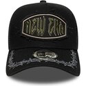 shapka-izvita-traker-cherna-snapbek-e-frame-distressed-patch-ot-new-era