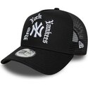 shapka-izvita-traker-cherna-snapbek-a-frame-wordmark-na-new-york-yankees-mlb-ot-new-era