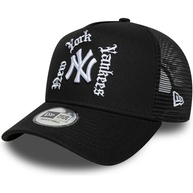 shapka-izvita-traker-cherna-snapbek-a-frame-wordmark-na-new-york-yankees-mlb-ot-new-era