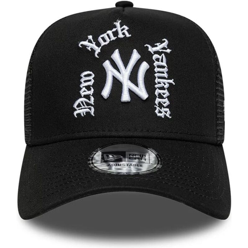 shapka-izvita-traker-cherna-snapbek-a-frame-wordmark-na-new-york-yankees-mlb-ot-new-era