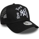shapka-izvita-traker-cherna-snapbek-a-frame-wordmark-na-new-york-yankees-mlb-ot-new-era