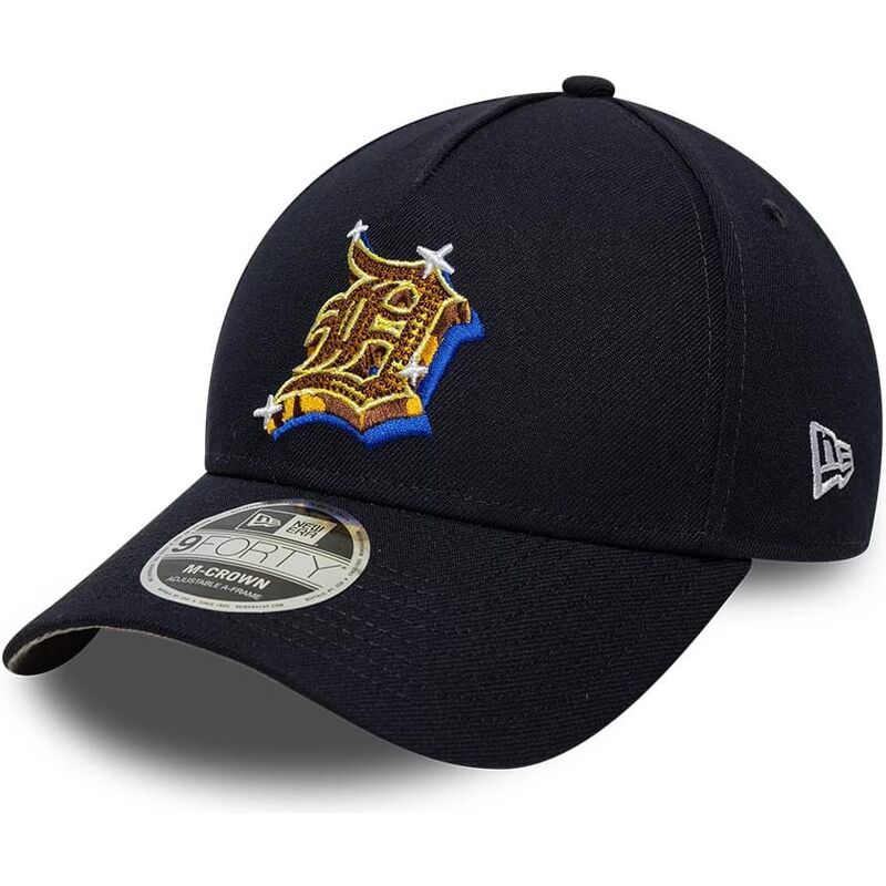 shapka-izvita-tmnosin-snapbek-9forty-m-crown-a-frame-emblem-na-detroit-tigers-mlb-ot-new-era