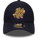 shapka-izvita-tmnosin-snapbek-9forty-m-crown-a-frame-emblem-na-new-york-yankees-mlb-ot-new-era