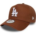 shapka-izvita-kafyav-snapbek-e-frame-league-essential-na-los-angeles-dodgers-mlb-ot-new-era
