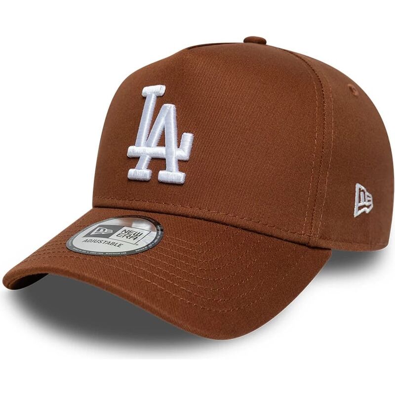 shapka-izvita-kafyav-snapbek-e-frame-league-essential-na-los-angeles-dodgers-mlb-ot-new-era