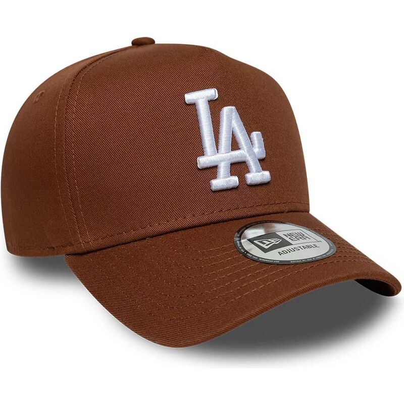 shapka-izvita-kafyav-snapbek-e-frame-league-essential-na-los-angeles-dodgers-mlb-ot-new-era