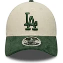 shapka-izvita-bezhov-snapbek-9forty-m-crown-cord-na-los-angeles-dodgers-mlb-ot-new-era