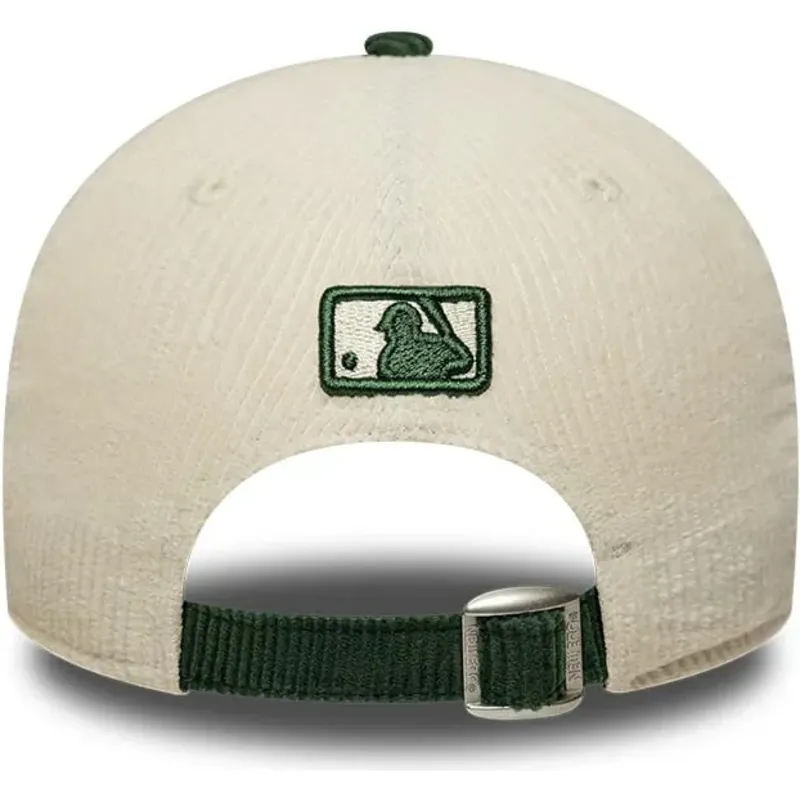shapka-izvita-bezhov-snapbek-9forty-m-crown-cord-na-los-angeles-dodgers-mlb-ot-new-era