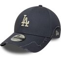 shapka-izvita-siv-reguliruem-9forty-stitched-na-los-angeles-dodgers-mlb-ot-new-era