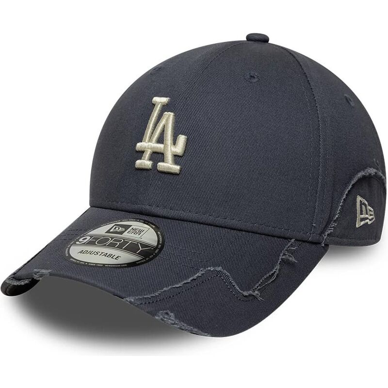 shapka-izvita-siv-reguliruem-9forty-stitched-na-los-angeles-dodgers-mlb-ot-new-era