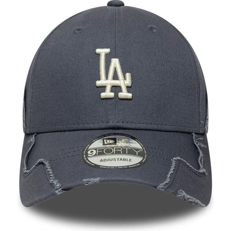 shapka-izvita-siv-reguliruem-9forty-stitched-na-los-angeles-dodgers-mlb-ot-new-era