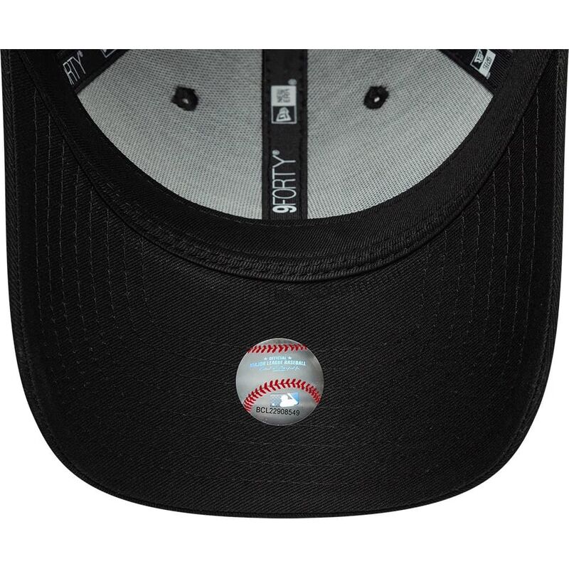 shapka-izvita-cherna-reguliruem-9forty-metallic-outline-na-los-angeles-dodgers-mlb-ot-new-era