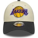 shapka-izvita-bezhov-reguliruem-9forty-colour-block-na-los-angeles-lakers-nba-ot-new-era
