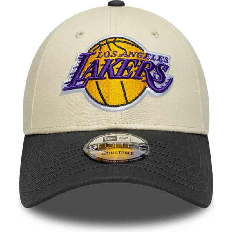 shapka-izvita-bezhov-reguliruem-9forty-colour-block-na-los-angeles-lakers-nba-ot-new-era