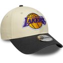 shapka-izvita-bezhov-reguliruem-9forty-colour-block-na-los-angeles-lakers-nba-ot-new-era