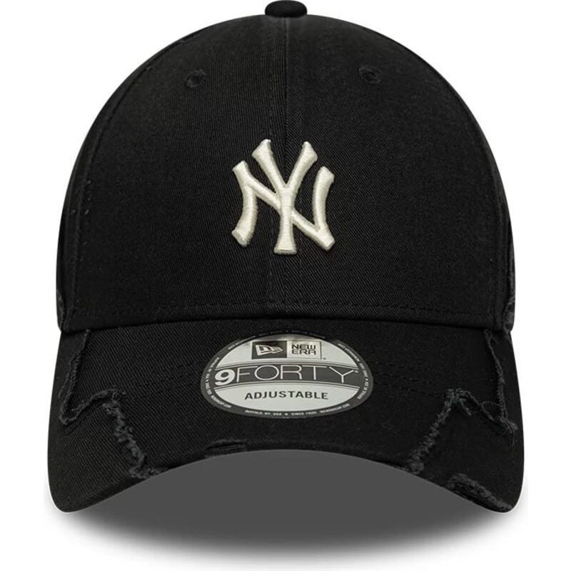 shapka-izvita-cherna-reguliruem-9forty-stitched-na-new-york-yankees-mlb-ot-new-era