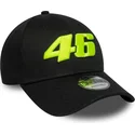 shapka-izvita-cherna-reguliruem-9forty-wordmark-na-valentino-rossi-vr46-motogp-ot-new-era