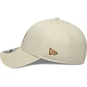 shapka-izvita-bezhov-reguliruem-9forty-faux-pony-infill-na-los-angeles-dodgers-mlb-ot-new-era