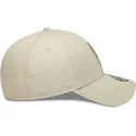 shapka-izvita-bezhov-reguliruem-9forty-faux-pony-infill-na-los-angeles-dodgers-mlb-ot-new-era