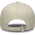 shapka-izvita-bezhov-reguliruem-9forty-faux-pony-infill-na-los-angeles-dodgers-mlb-ot-new-era