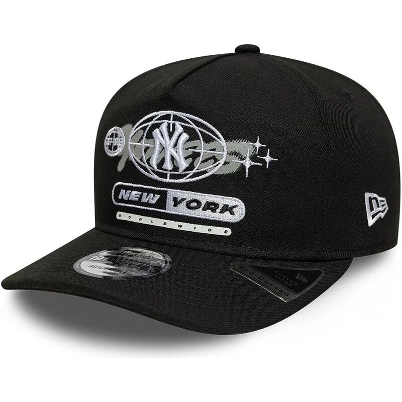 shapka-izvita-cherna-snapbek-19twenty-graphic-na-new-york-yankees-mlb-ot-new-era