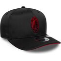 shapka-izvita-cherna-snapbek-9seventy-stretch-snap-fw-poly-na-ac-milan-serie-a-ot-new-era