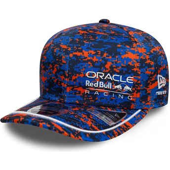 Шапка извита многоцветен снапбек 9SEVENTY Stretch Snap Digi Camo на Red Bull Racing Formula 1 от New Era