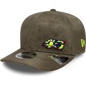 shapka-izvita-zelena-snapbek-9seventy-stretch-snap-flawless-na-valentino-rossi-vr46-motogp-ot-new-era