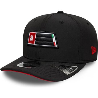 Шапка извита черна снапбек 9SEVENTY Stretch Snap Patch Aprilia Piaggio от New Era