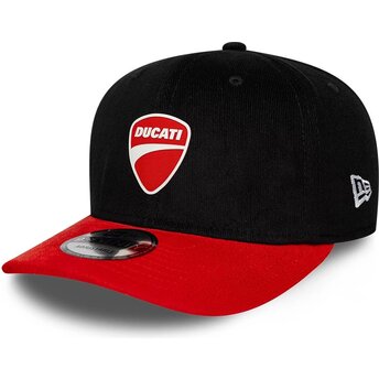 Шапка извита черна снапбек 9SEVENTY Stretch Snap Contrast Visor на Ducati Motor MotoGP от New Era