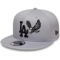 shapka-ploska-siv-snapbek-9fifty-outdoor-icon-na-los-angeles-dodgers-mlb-ot-new-era
